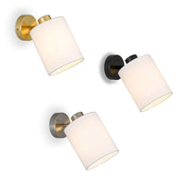 MalOne Indoor Wall Light in Antique Gold, Black or Nickel