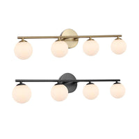 Moran Indoor Wall Light 4Lt in Antique Gold or Black