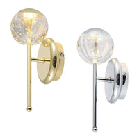 Segovia Indoor LED Wall Light in Chrome or Gold