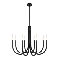 Joshua LED Pendant Light 8Lt in Black or Gold