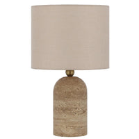 Livia Table Lamp Beige, Black LIVIA TL Telbix Lighting