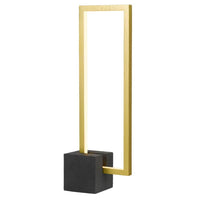 Modric LED Table Lamp Black/Gold, Grey MODRIC TL Telbix Lighting