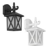 Eldon Outdoor Wall Light in Black or White