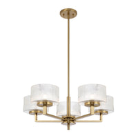 Moreno Pendant Light 5Lt in Antique Gold, Antique Silver or Black