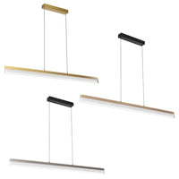 Salas LED Pendant Light 30w in Brass, Coffee Gold, Grey