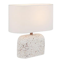 Reano Table Lamp Grey, White Terrazzo REANO TL Telbix Lighting