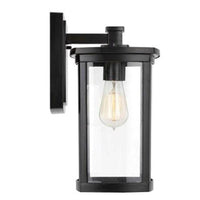 Reese Rectangular Outdoor Wall Light (Small) in Black