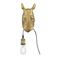 Rhino Indoor Wall Light in Gold