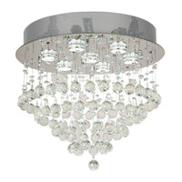 Savina CTC Light 7Lt in Chrome w/ Clear Glass