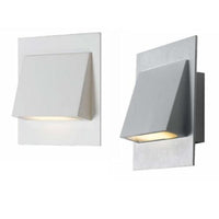 Brea 3 LED Stair/Wall Light in Aluminium or Matt White