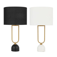 Erden Table Lamp Black, White ERDEN TL Telbix Lighting
