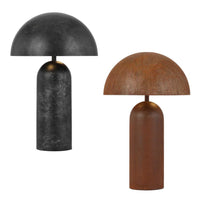 Ferum Table Lamp Black, Rust Patina FERUM TL46 Telbix Lighting