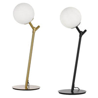 Ohh Table Lamp in Antique Gold or Black
