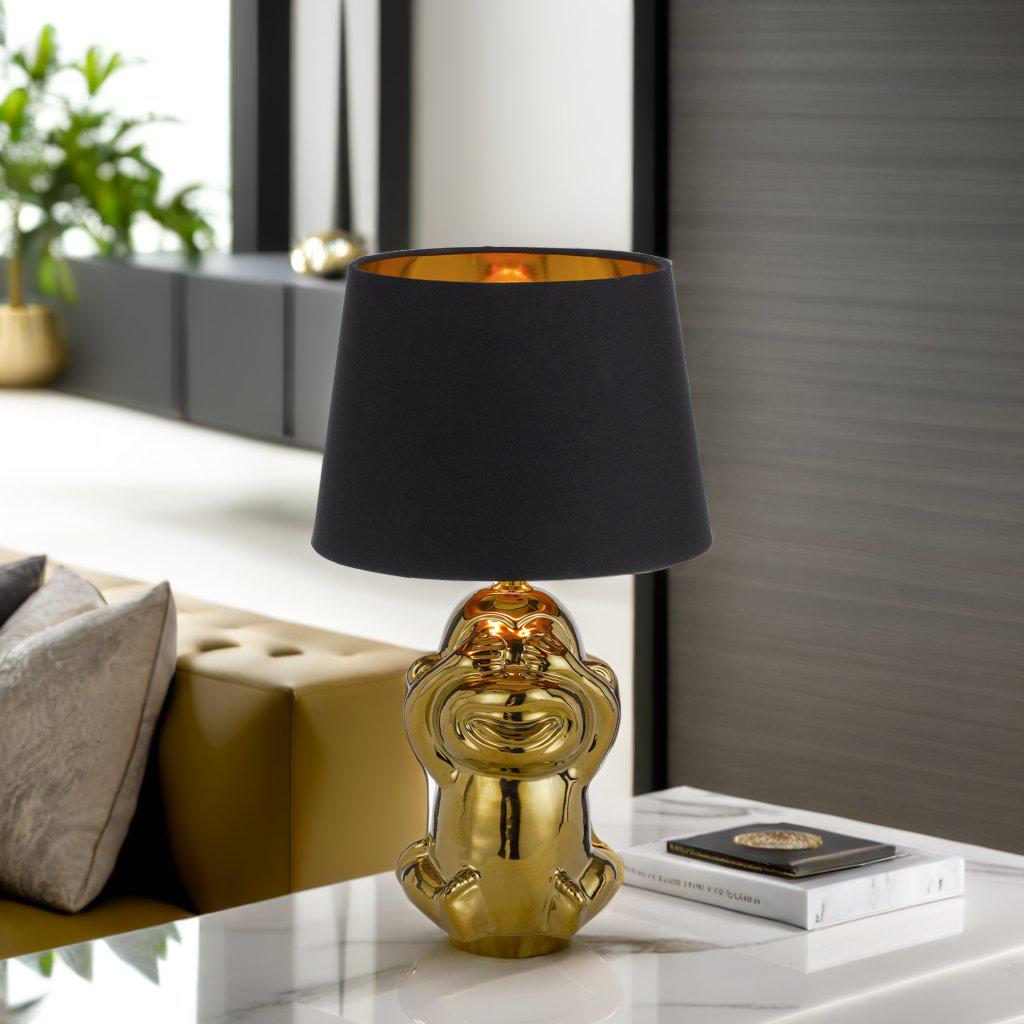 Telbix Lighting MISARU TL BK Misaru Table Lamp Black The Lighting Outlet