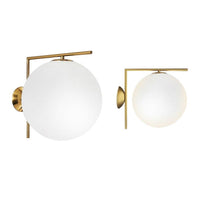 Ole Indoor Wall Light 200mm, 300mm in Antique Brass
