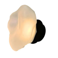 Murano Blast Indoor LED Wall Light in Black, Brass or White