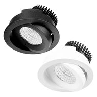 92mm LED Downlight 9w Black, White 3k, 4k CRI 90+ RDC8 Trend Lighting