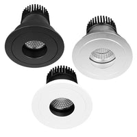 92mm LED Downlight 10w Black, Silver, White 2.7k/3k/4k/5k/Vivid CRI 90+ XDH10 Trend Lighting