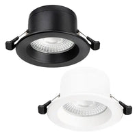 76-92mm LED Downlight 7w Black, White CCT CRI 90+ Econoled EC7 Trend Lighting