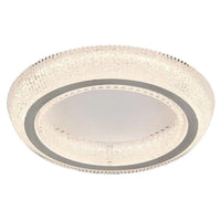 Trilliant Crystal LED Close To Ceiling Light CCT 28w White