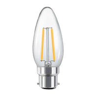 4w LED B22 Candle Globe Warm White 2700k, Cool White 4500k