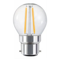 4w LED B22 Fancy Round Globe Warm White 2700k, Cool White 4500k 5520038, 5520039