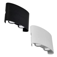 Opula 2 Outdoor Up/Down LED Wall Light in Black or White