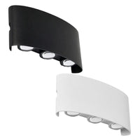 Opula 3 Outdoor Up/Down LED Wall Light in Black or White