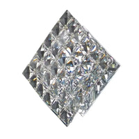 Asfour Crystal Wall Light in Chrome