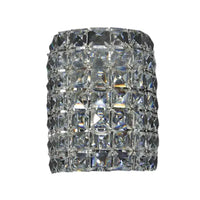 Asfour Crystal Wall Light in Chrome
