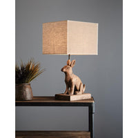CLEARANCE Simon Wooden Rabbit Table Lamp BASE ONLY