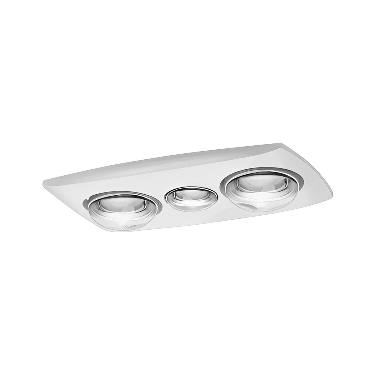 240m³/hr Contour 2 Exhaust Fan 3-in-1 in White MBHC2LW
