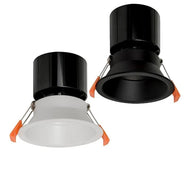 90mm LED Downlight 12w White or Black CCT HV5514T Havit Lighting