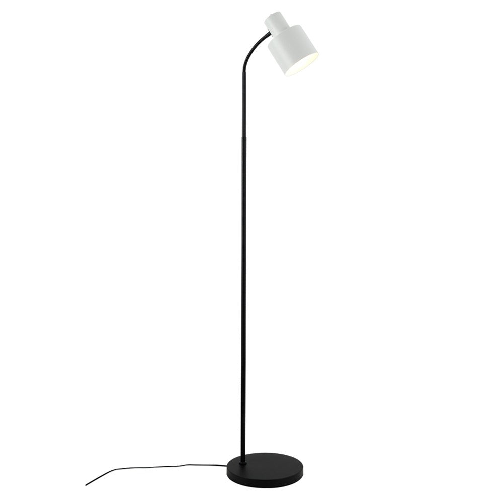 Lexi Lighting | LL-27-0122 | Rabea Floor Lamp in Black with White - The ...