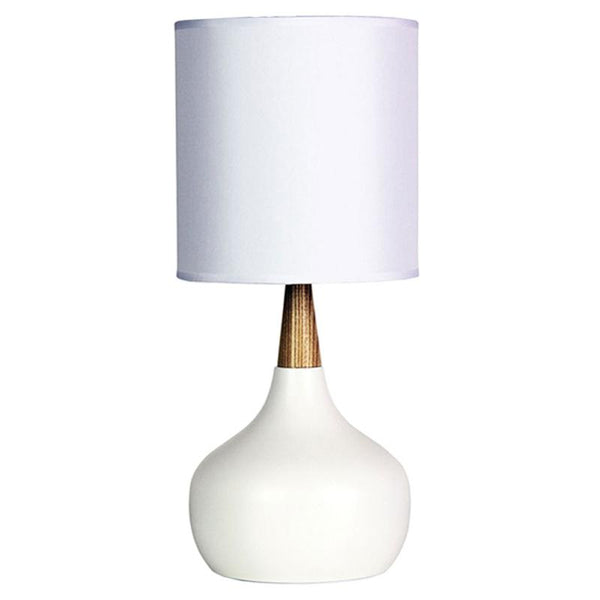 Oriel Lighting | OL93125WH | Pod Table Lamp On / Off Touch - The ...