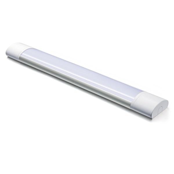 Polar LED Batten Light Tri-Colour 40w in White - The Lighting Outlet