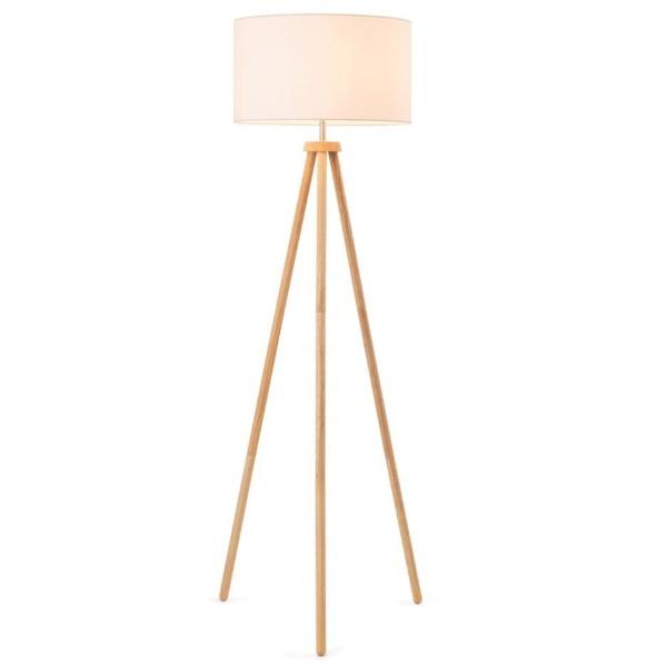 Mercator Lighting | MFL014 | DISC - Timeless Timber Floor Lamp 1Lt ...